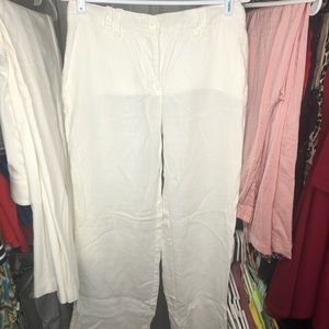 H&M White Lining Pants